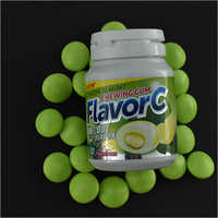 Flavor C - Solid Piece Chewing Gum | Eggless, Refreshing Lemon And Mint Flavor