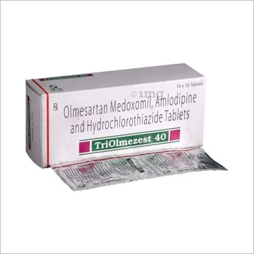 Olmesartan Medoxomil Amlodipine & Hydrochlorthaizide 40mg Tablet