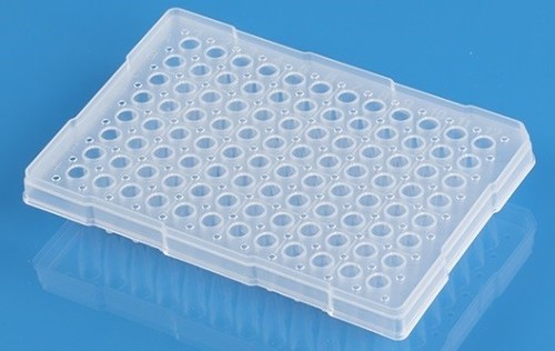 Half Skirt Nature 0.2ml 96 Well PCR Plate with Raised Side