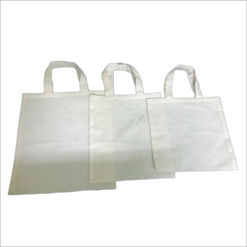 Cotton Plain Bag - High Quality Cotton, Customized Size and Design, Elegant White Color - Durable, Multipurpose with Easy-to-Wash Fabric