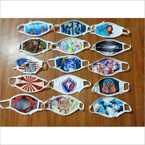 Available In Different Color Cotton Face Mask