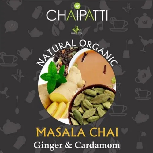 Ginger Cardamom Masala Tea By KESARI TEXOFAB