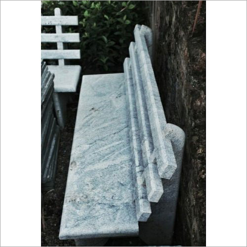 Granite Garden Bench - 3 Seater, Modern White Design | Durable, Eco-Friendly, Stylish Seating