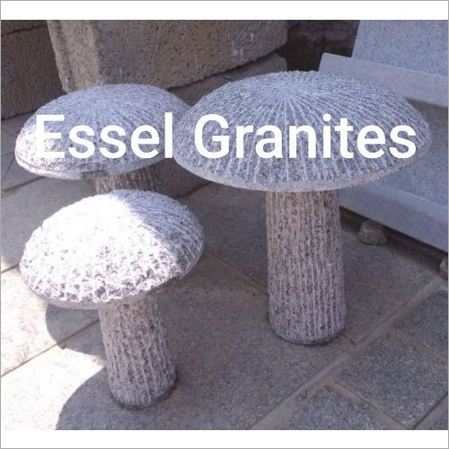 White Granite Mushrooms
