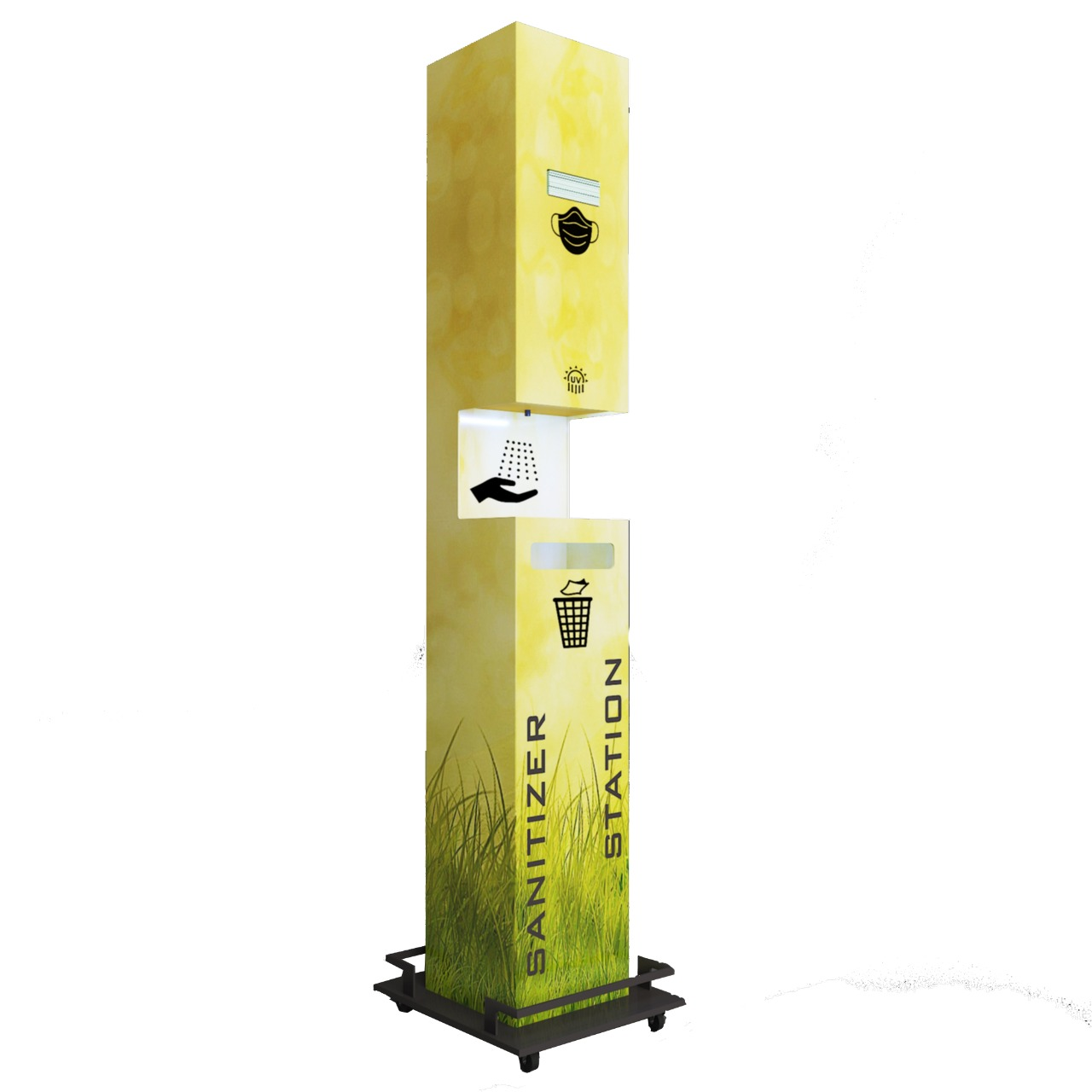 Aotumetic Hand Senitizer and Mask Dispancer with UV Light