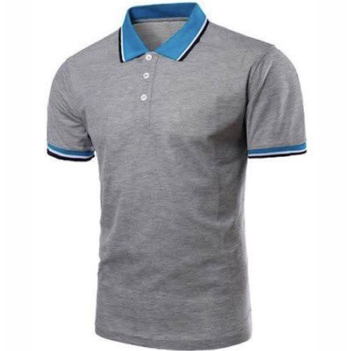 Mens Designer T Shirt with Collar