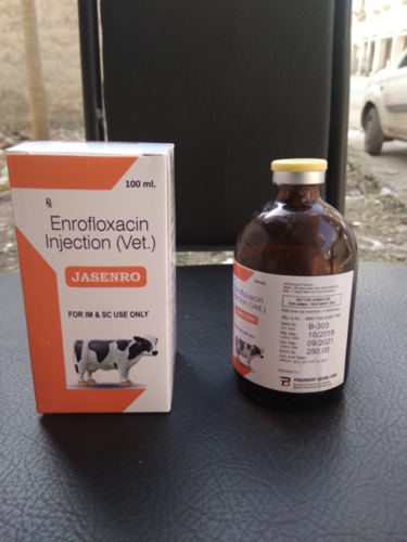 ENROFLOXACIN 100 MG + BENZYL ALCOHOL (AS PRESRVATIVE) 1.5%