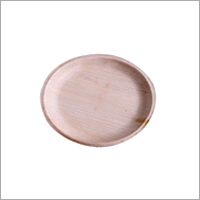 8 Round Shallow Areca Leaf Plate