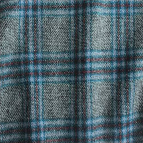 Boiled Wool Check Fabric