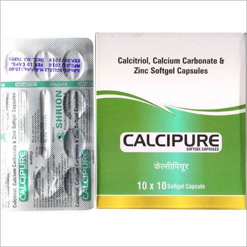 Calcitriol Calcium Carbonate and Zinc Softgel Capsules