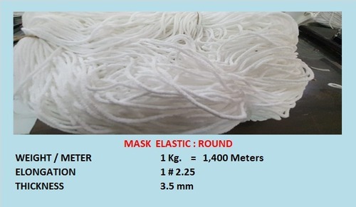 ELASTIC FOR 3 LAYER MASK By GLOBAL YARNS