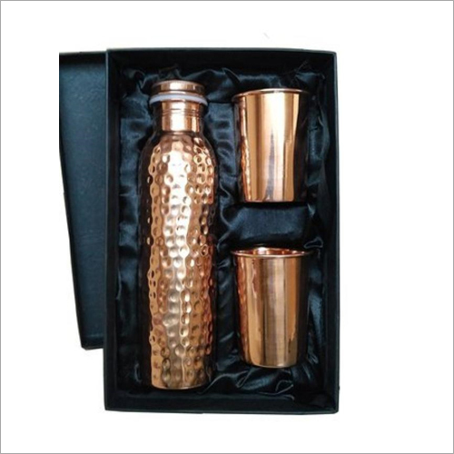 Copper Bottle Gift Set