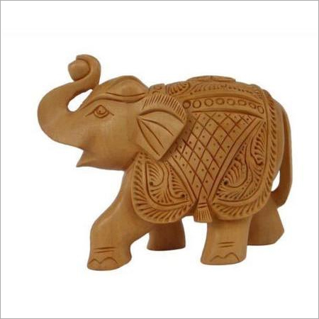 Wooden Elephant By SHAMBHU NATH ARTS