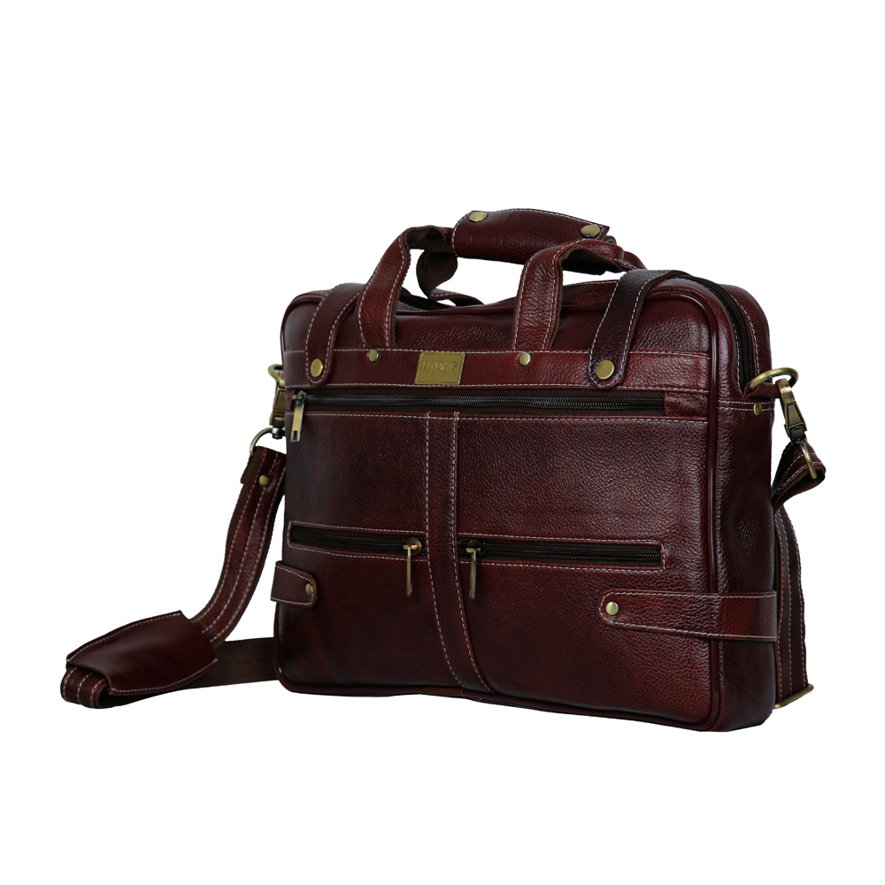 MYBAE Executive Leather Laptop Bag