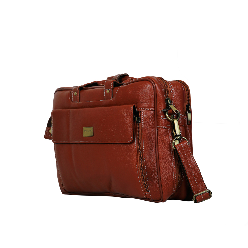 MYBAE Office Leather Laptop Bag