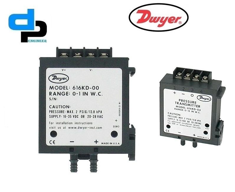 Dwyer 616KD-A-03 Differential Pressure Transmitter (616KD-A-03)