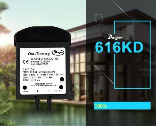 Dwyer 616Kd-B-02-V Differential Pressure Transmitter Accuracy: +/- 1.0% Fs  %