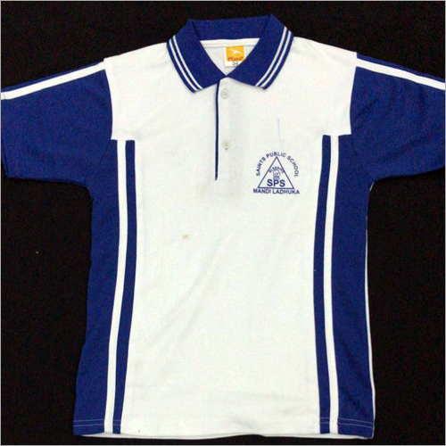 School Polo Neck T-Shirt Age Group: 4-20