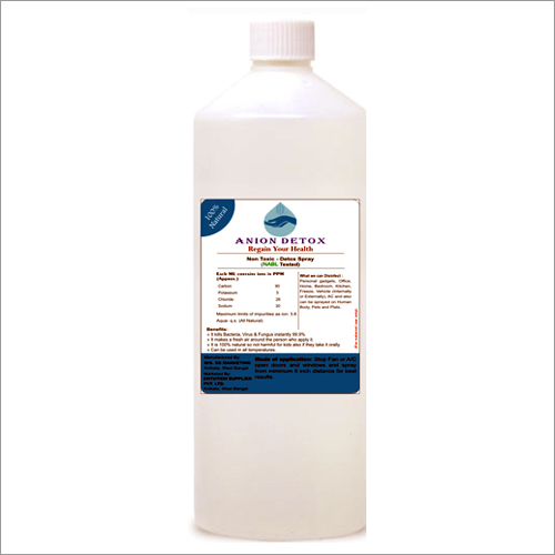 Transparent Anion Detox Hand Sanitizer