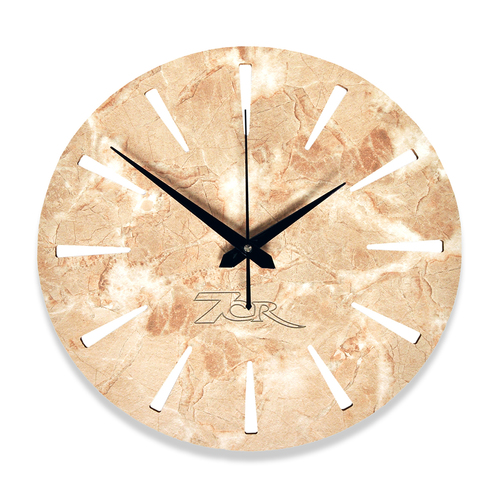 Marble Wood Wall Clock By 7CR INTERNATIONAL