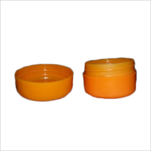 15 Gm Cream Container - Plastic Available in Different Sizes Orange Color Rigid Hardness Lightweight Airtight Sealing for Cream Storage