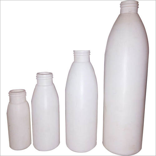 Plastic Shampoo Bottle - Plastic Material, Varied Sizes Available, White Color | Crack Resistant, Leakage Proof, Thick Durable Design