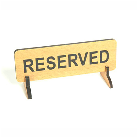Name Tag Wooden