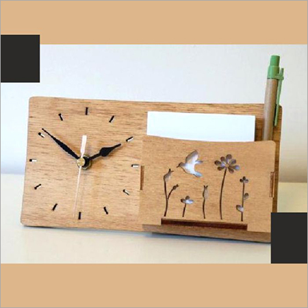 Wooden Watch with Pan