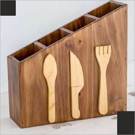 Wooden Cutlery Stand