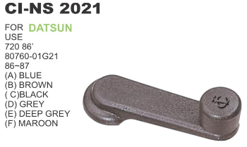 Window Regulator Handle - Durable Plastic Construction | 4 Wheeler Compatibility, Warranty Included