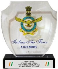 Defence Acrylic Trophy