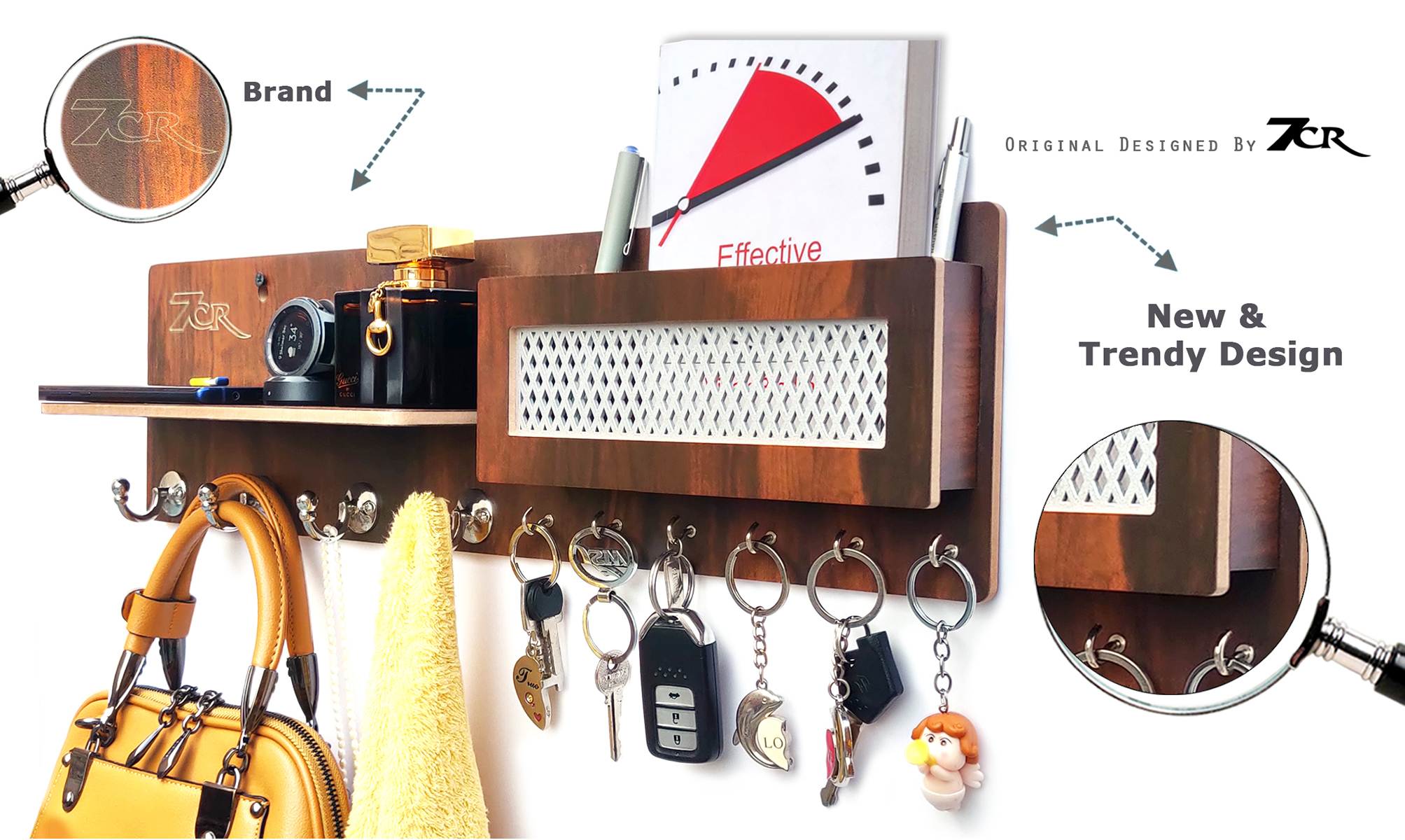 Multi Hook Key Holder