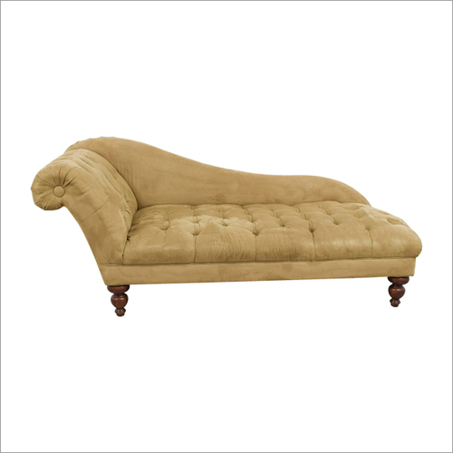 Tufted Brown Chaise Lounge Sofa