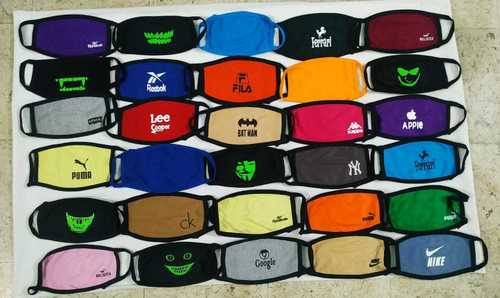 Reusable Cotton Face Mask - 17x10 cm, Multicolored, 2 Layers, 20 grams | Hand Wash, Suitable for Facial Protection Against Dust