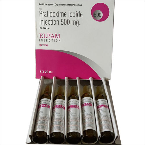 500 mg Pralidoxime Lodide Injection