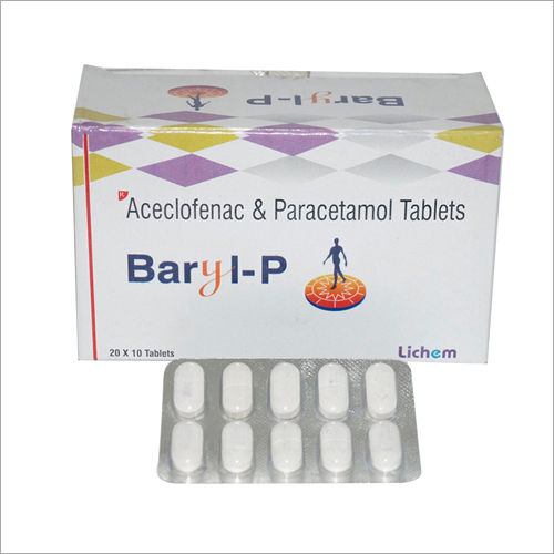 Aceclofenac And Paracetamol Tablets