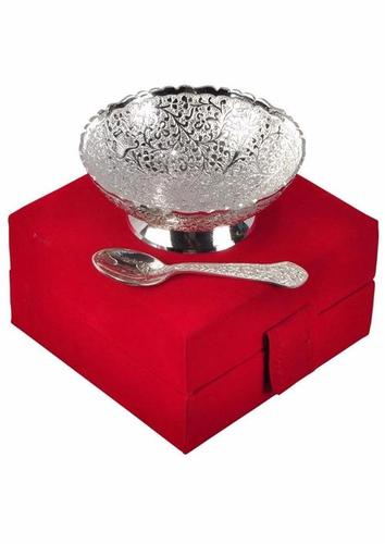Brass Bowl with Spoon