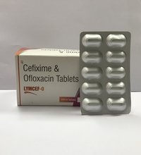 Cefixime Ofloxacin Tablets - Antimicrobial Combination Therapy For Typhoid Fever, Effective Symptomatic Relief, Safe For Adults, Quick Clinical Cure In ~7 Days