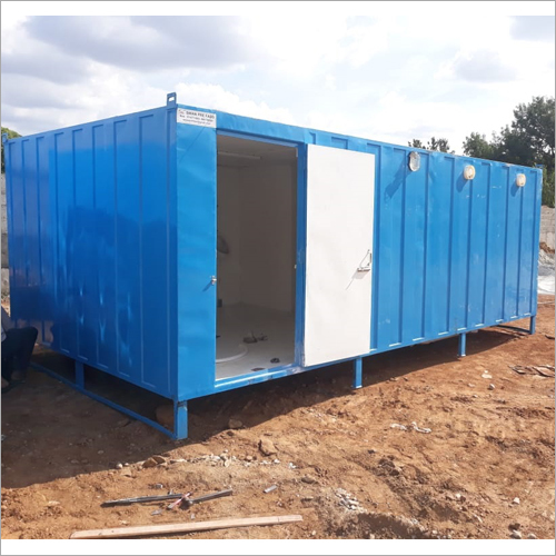 Prefab Multiple Toilet Cum Urinal Block Cabin Roof Material: Frp