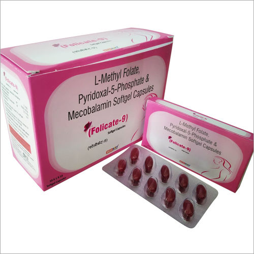 L Methyl Folate  Pyridoxal 5 Phosphate And Mecobalamin Softgel Capsules General Medicines