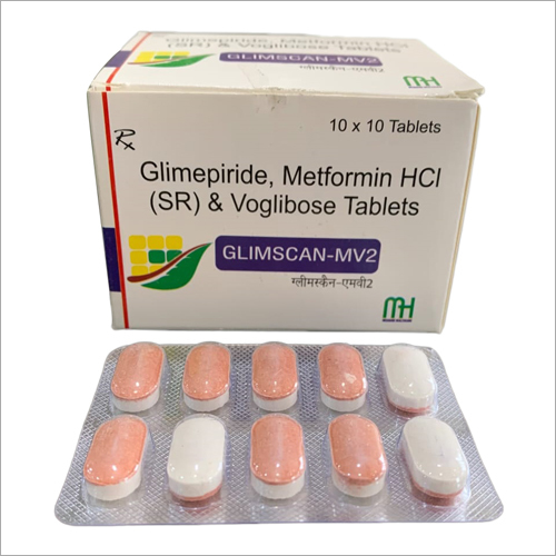 Glimepiride Metformin Hcl And Voglibose Tablets