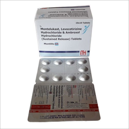 Montelukast Levocetirizine Dihydrochloride And Ambroxol Hydrochloride Tablets