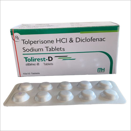 Tolperisone HCI And Diclofenac Sodium Tablets