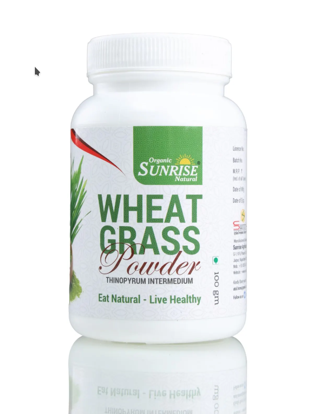 Wheat Grass Powder - Nutrient-Rich Superfood | Organic Vegan Gluten-Free High in Chlorophyll