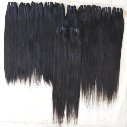 Black Cuticle Aligned Silk Straight Hair