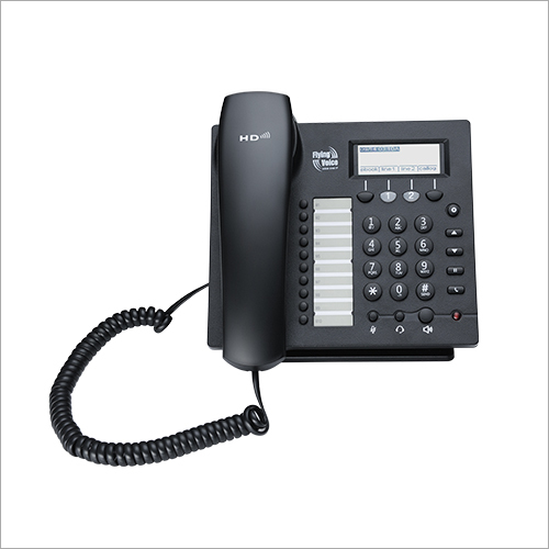 Affordable Wireless VoIP Phone - Black, 128x64 Graphic LCD, WiFi 802.11 b/g/n, 1 WAN & 1 LAN Ports | Wireless VoIP, Easy Setup, Reliable Calls, Wideband Audio