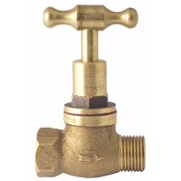 Brass stop cock with Male end