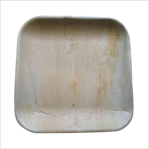 Wood Color Eco Friendly Areca Leaf Plate