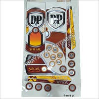 Digital Print Pc Embossed Cricket Bat Sticker
