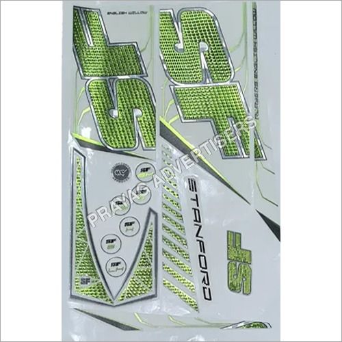 Chrome Color Cricket Bat Sticker